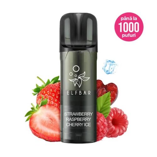 ELFBAR ELFA PRO V2 Pod – Strawberry Raspberry Cherry Ice