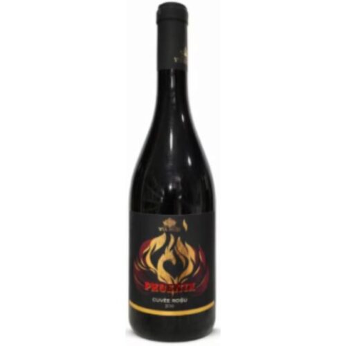 Husi Cupaj Phoenix Rosu Demisec Doc 750ml - vin rosu demisec